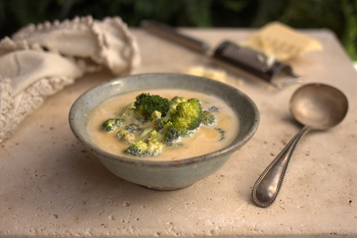 Browned Butter Broccoli Cheese Soup