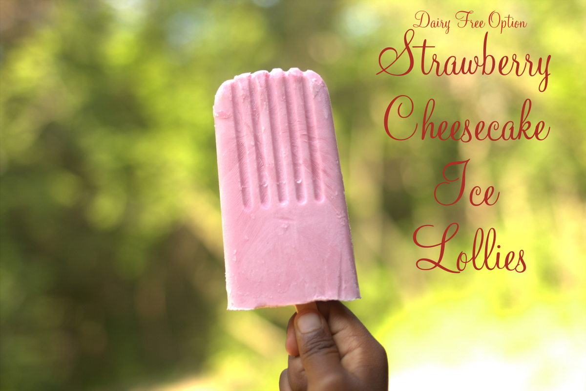 Strawberry Cheesecake Ice Lollies