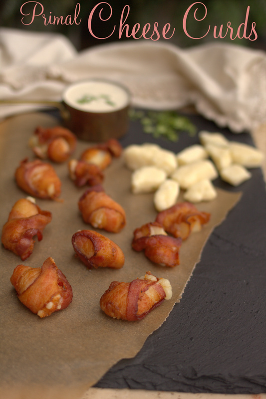 Prosciutto Wrapped Cheese Curds