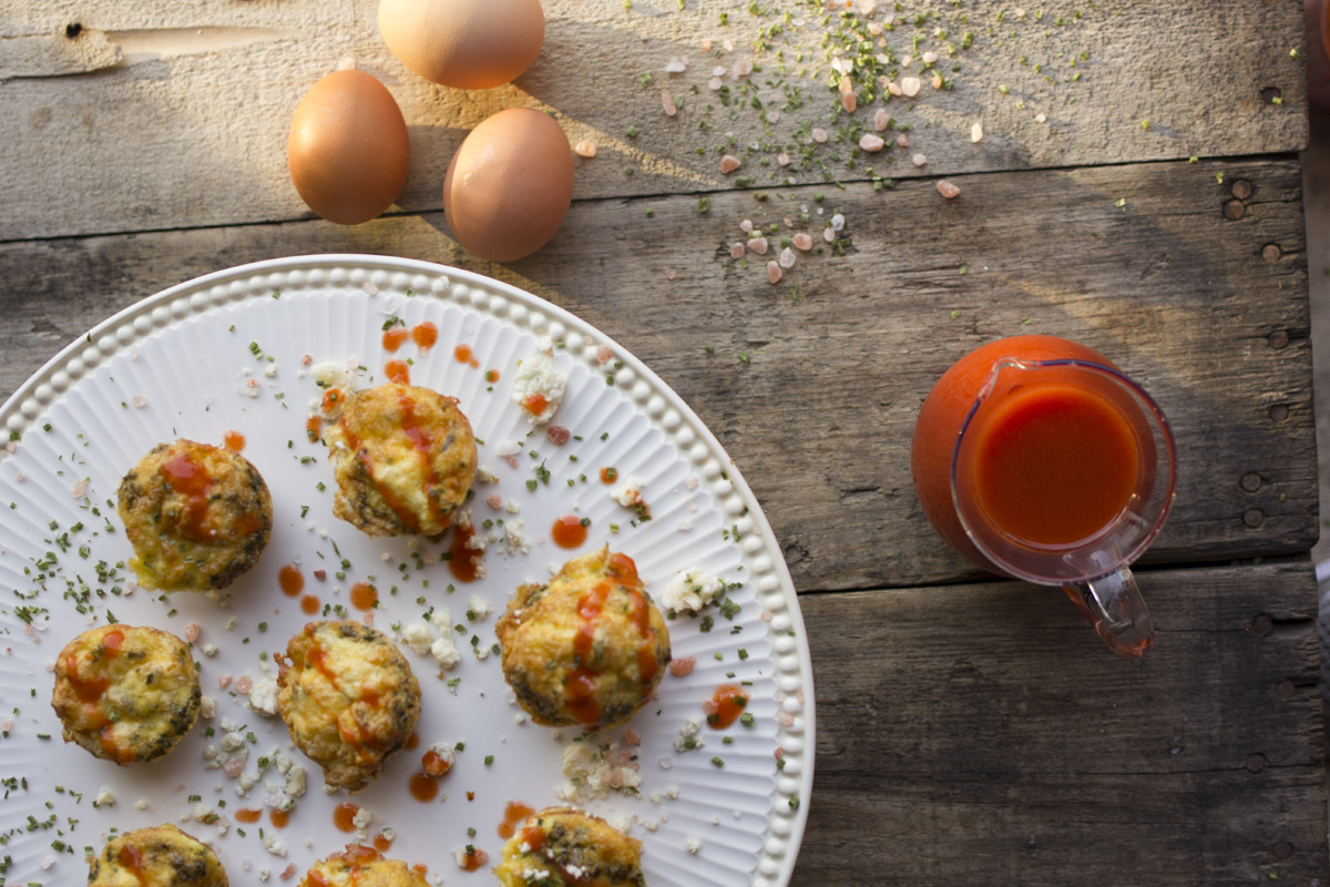Buffalo Chicken Mini Quiche