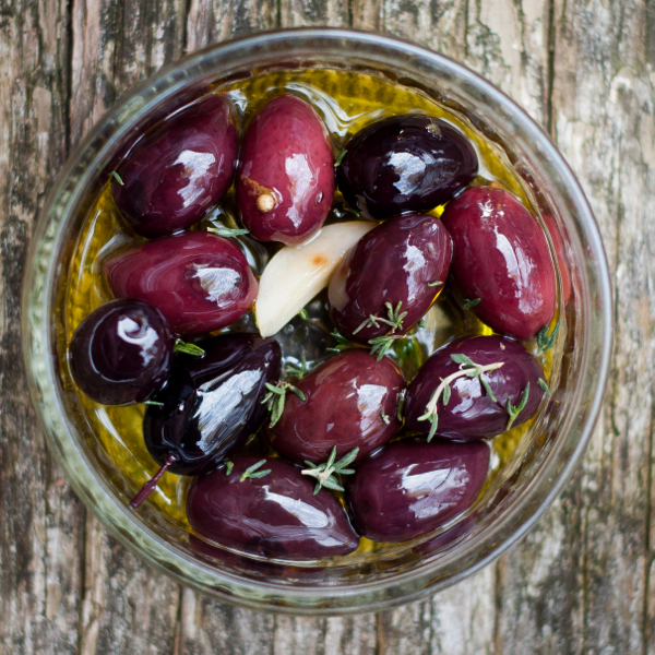 Herbed olives