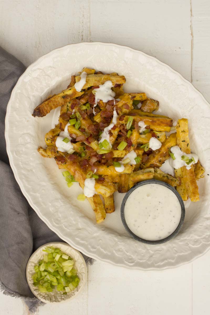Loaded Fries with Ranch