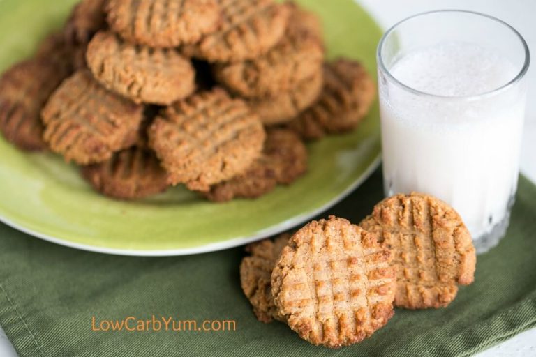 Peanut butter cookies with coconut flour