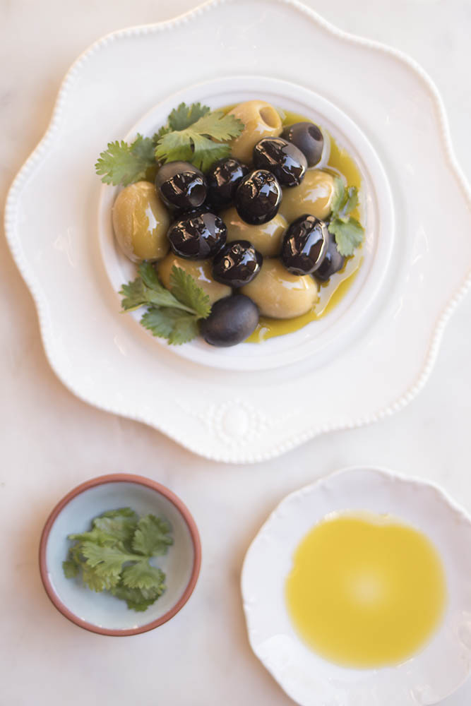 Amazing marinated olives