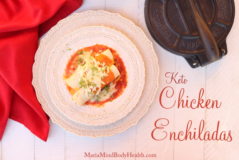 Keto Chicken Enchiladas