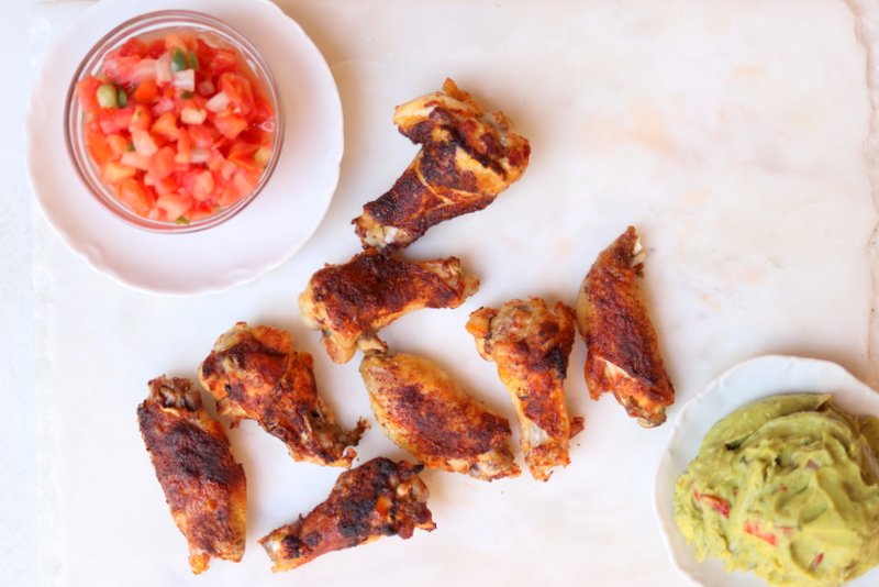 Baked Mexican Wings