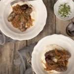 Brats with Onion Gravy