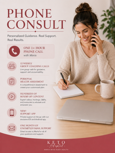 Phone Consultation Package - Maria Emmerich