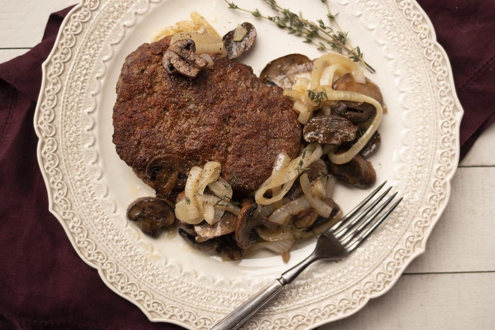 Salisbury Steak with Mushroom Onion Gravy