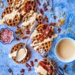 Bacon Cheeseburger Waffles