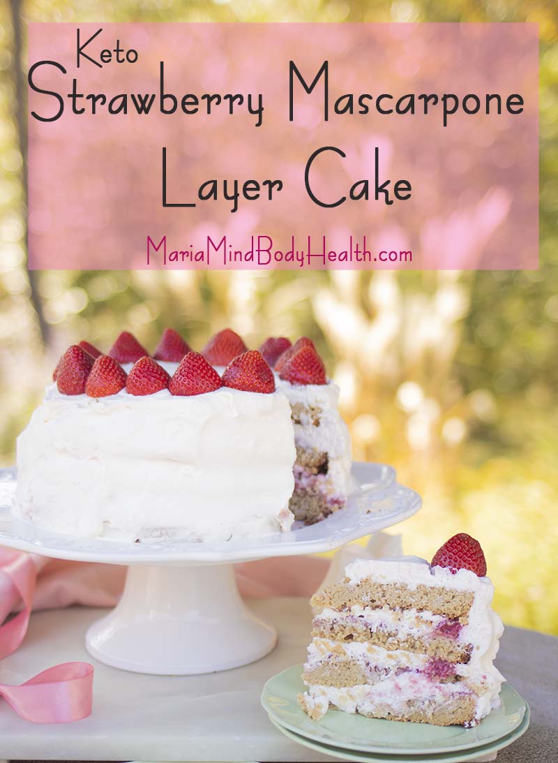 Strawberry Mascarpone Layer Cake