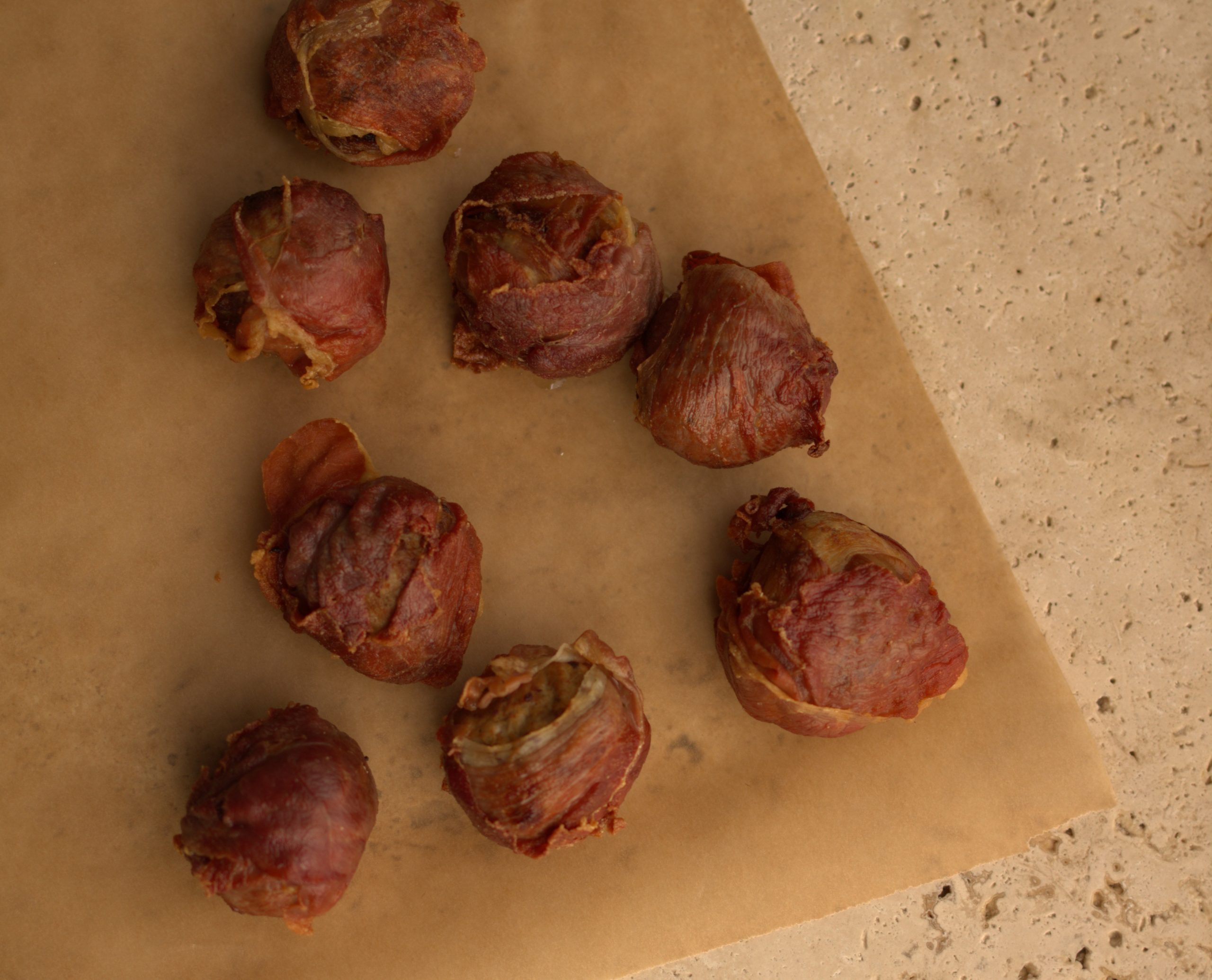 Prosciutto Wrapped Meatballs
