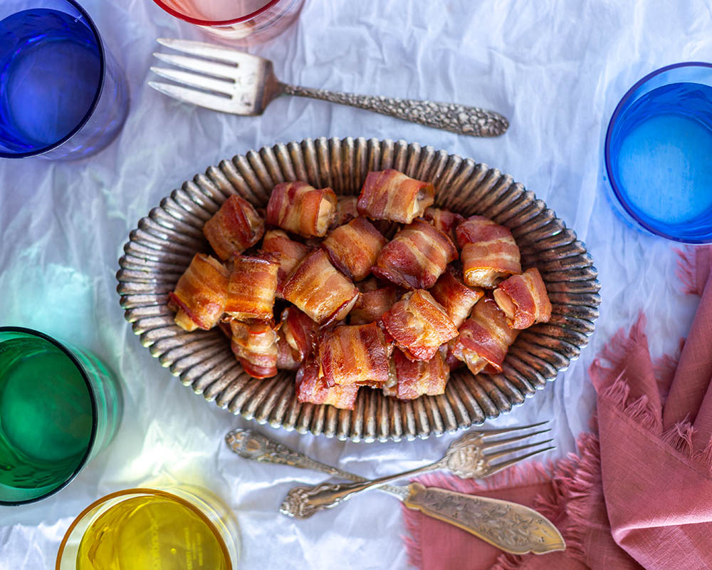 Bacon Wrapped Chicken Nuggets