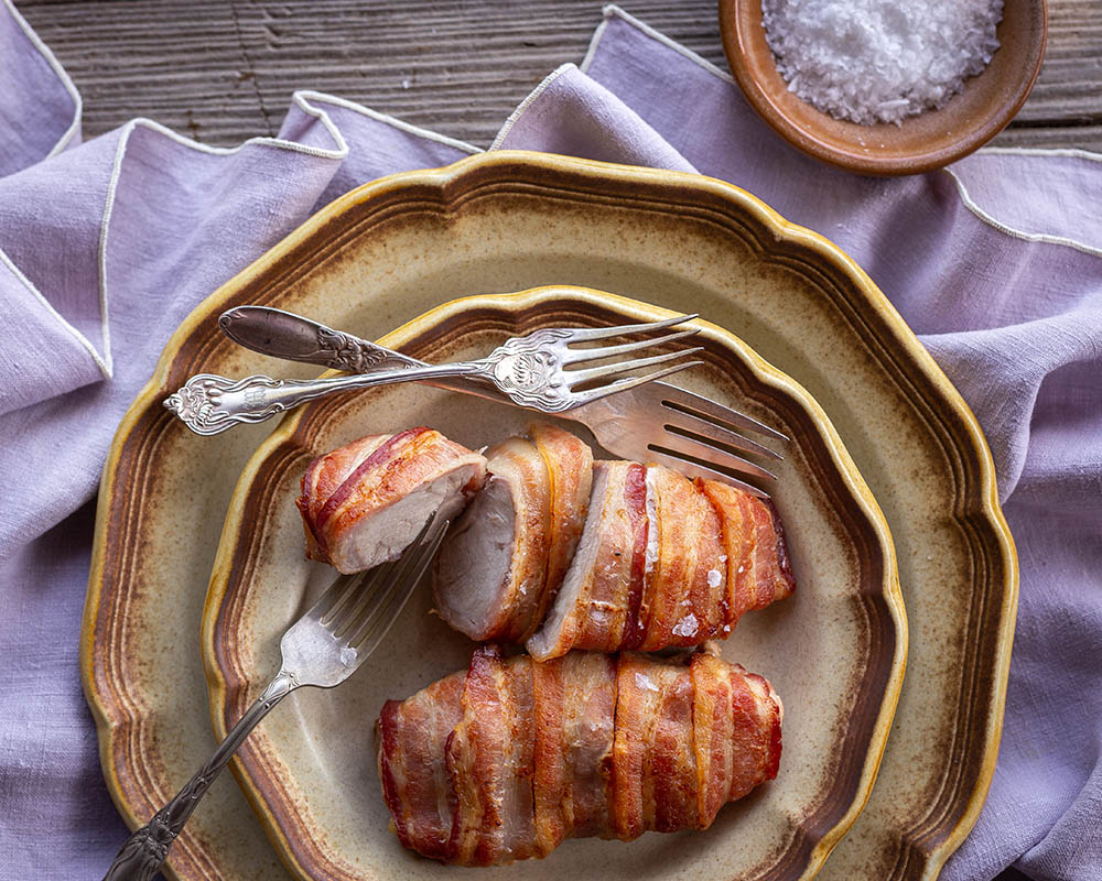 Bacon Wrapped pork chops