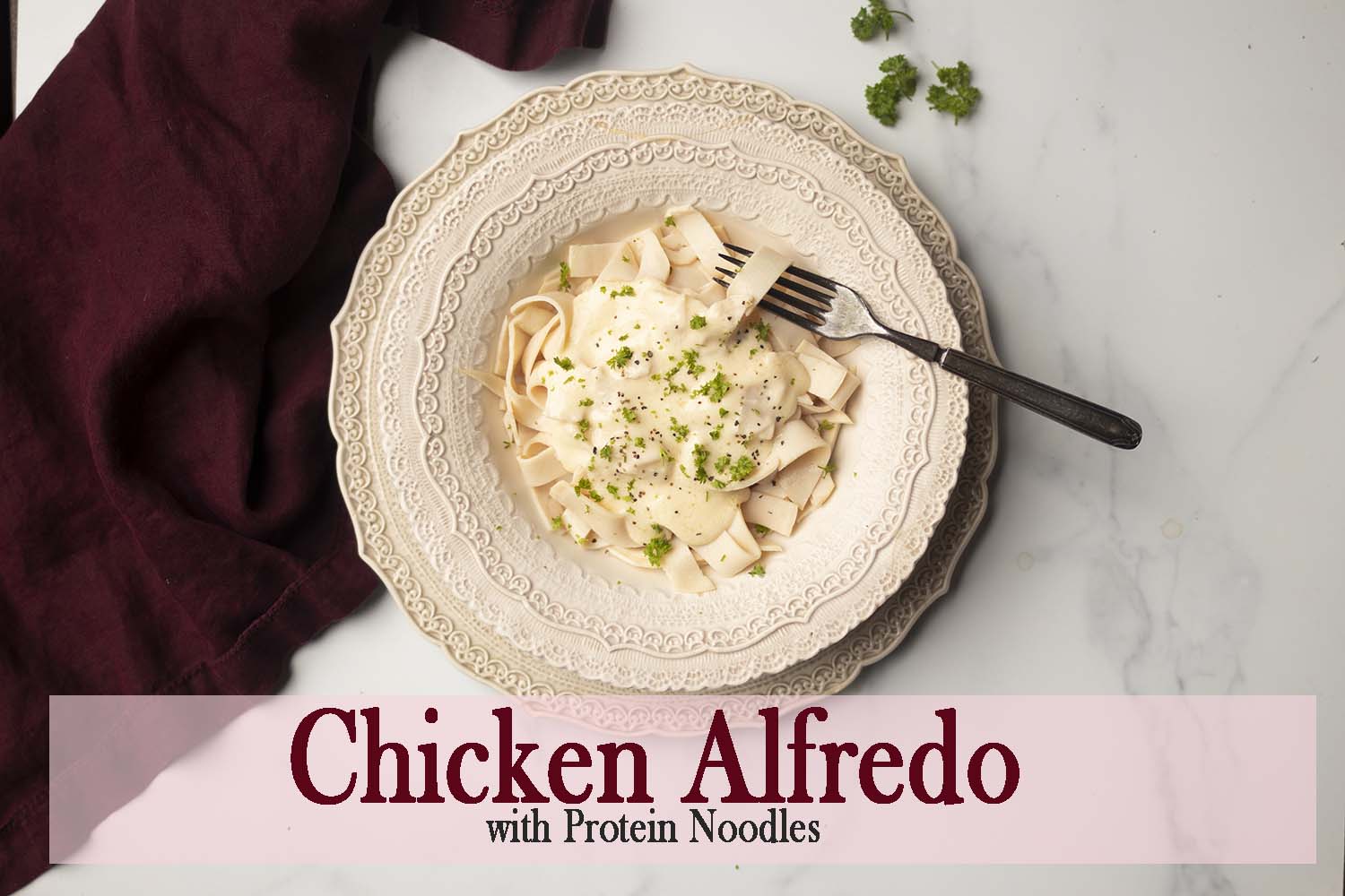 Protein Noodle Chicken Alfredo