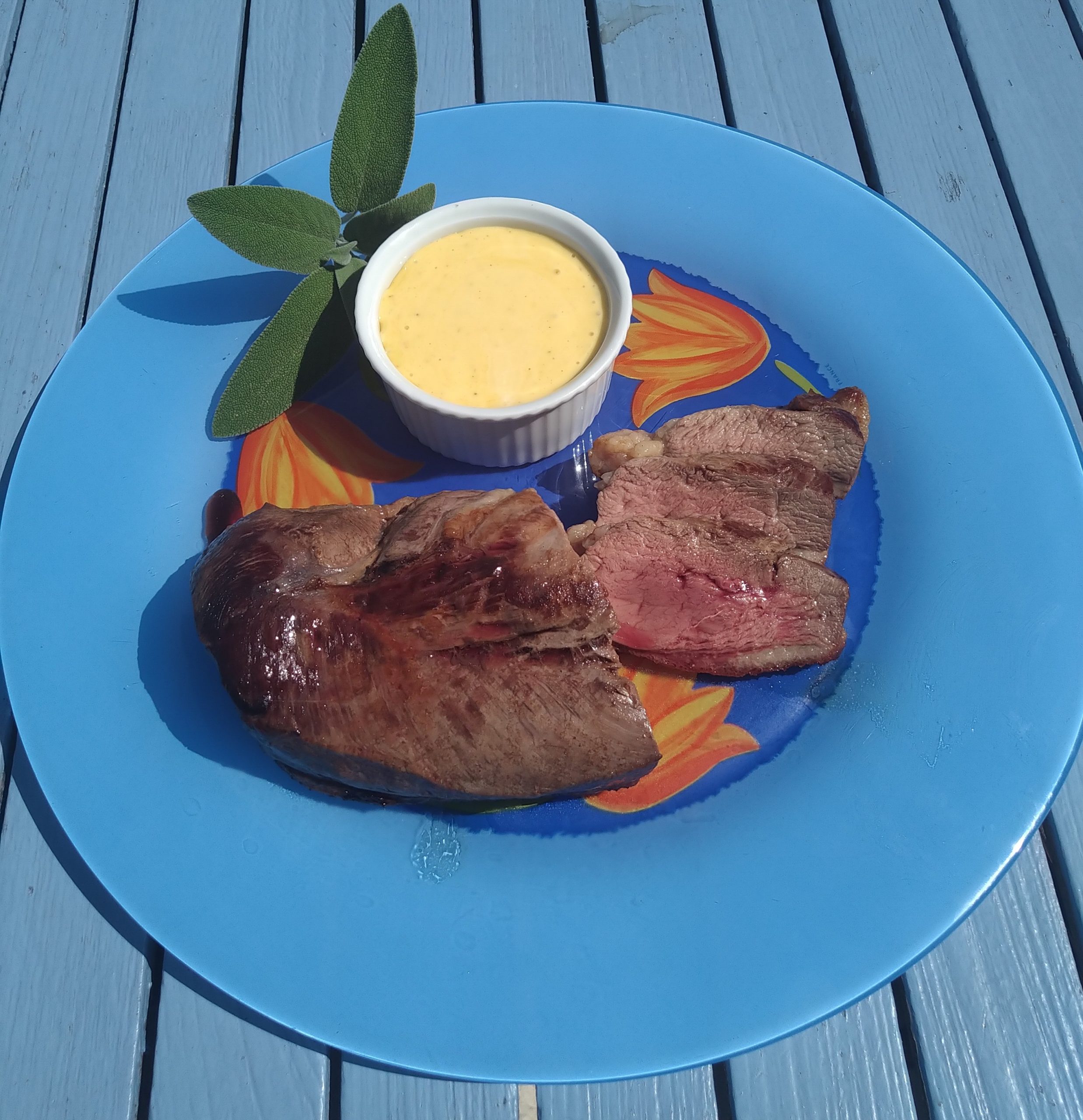 Pan Baked Duck with Brown Butter Béarnaise Sauce