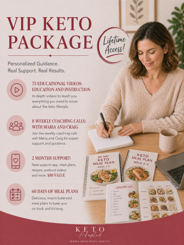 VIP Keto Package with Lifetime Access and PSMF!