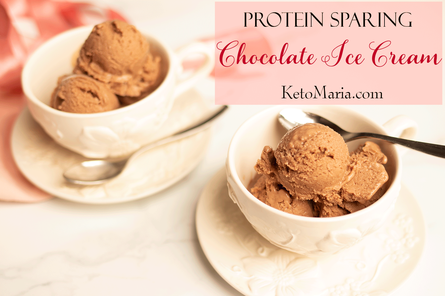 Protein Sparing Chocolate Ice Cream