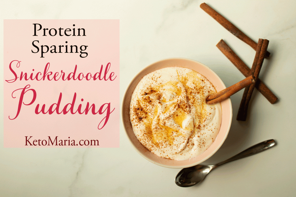 Protein Sparing Snickerdoodle Pudding