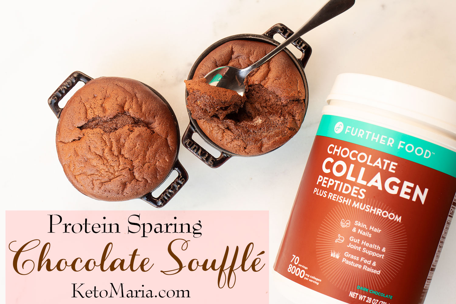 Protein Sparing Chocolate Soufflé