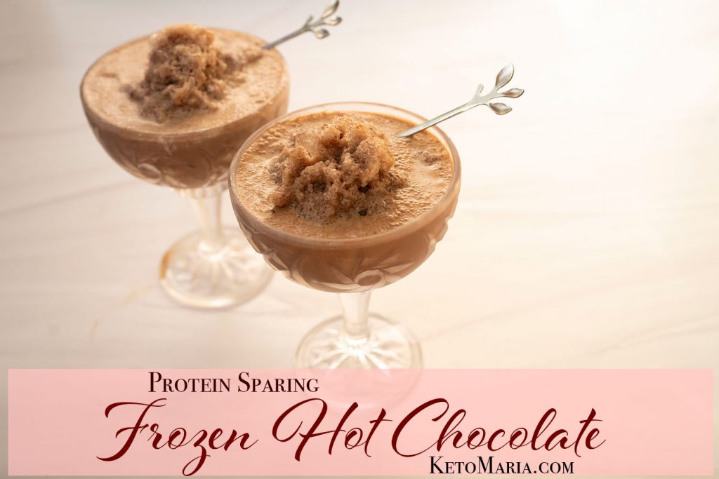 Protein Sparing Frozen Hot Chocolate