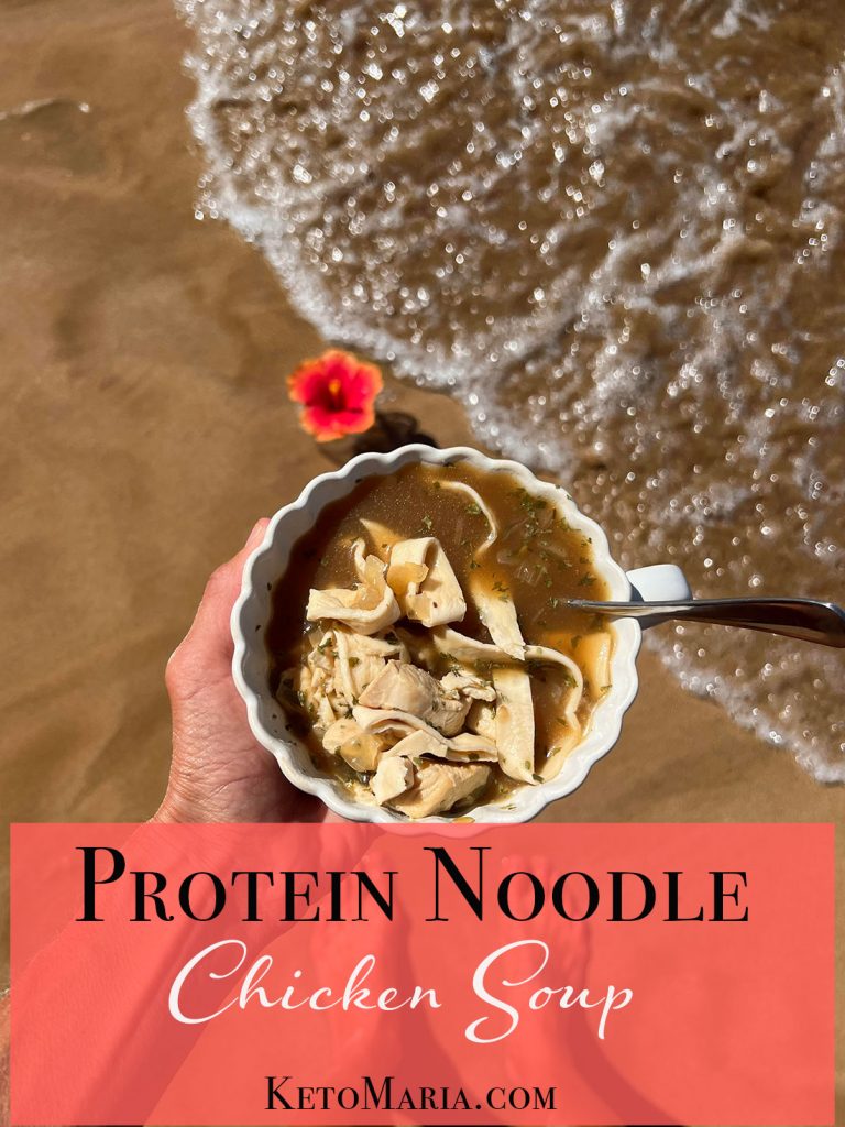 Protein “Noodle” Chicken Soup