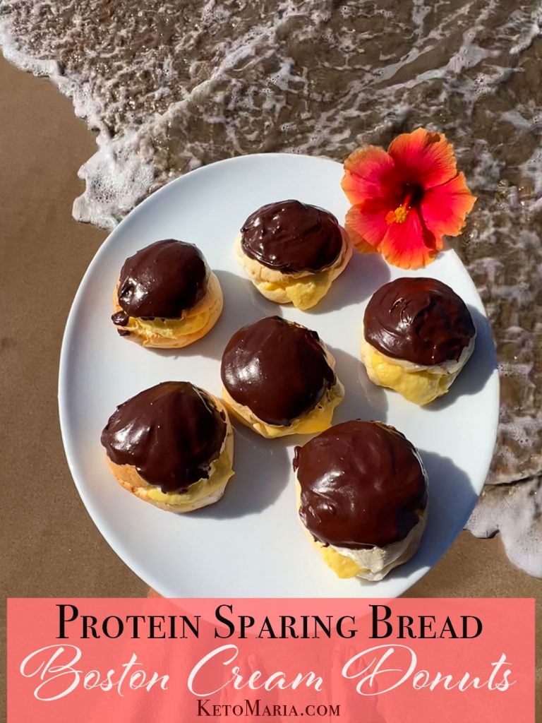 Protein Sparing Boston Cream Donuts