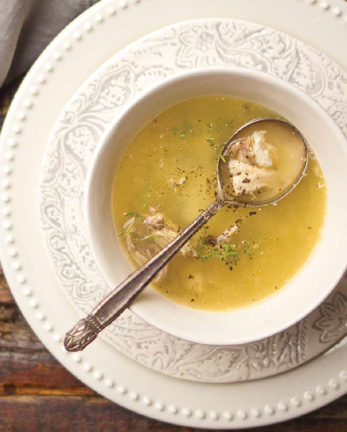 Protein Sparing Truffle Chicken Soup