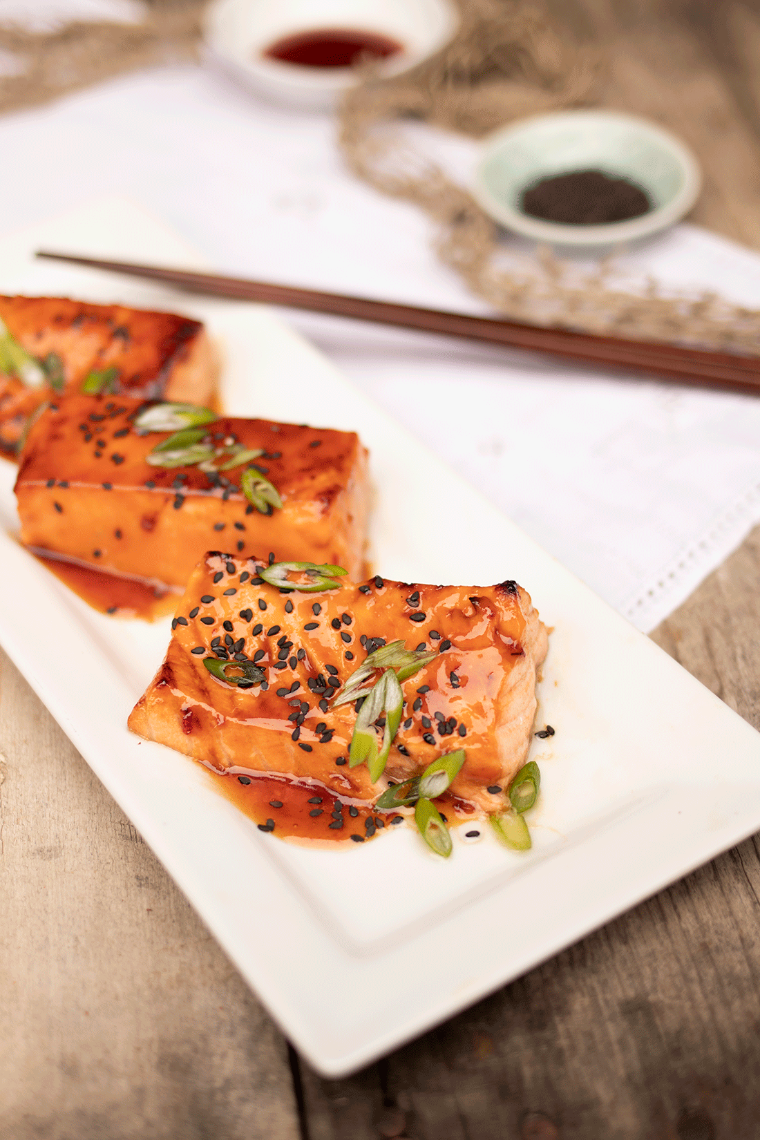 Easy Protein Sparing Sweet and Sour Salmon