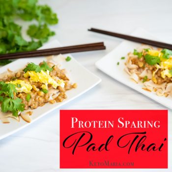Protein Sparing Pad Thai
