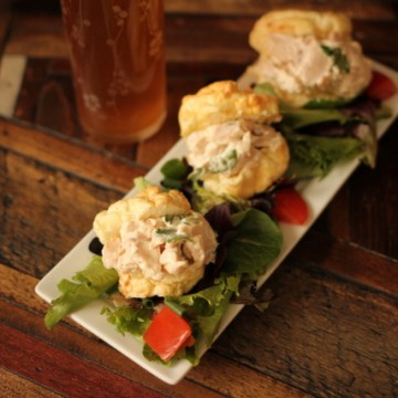 Protein Sparing Bread Chicken Salad Puffs