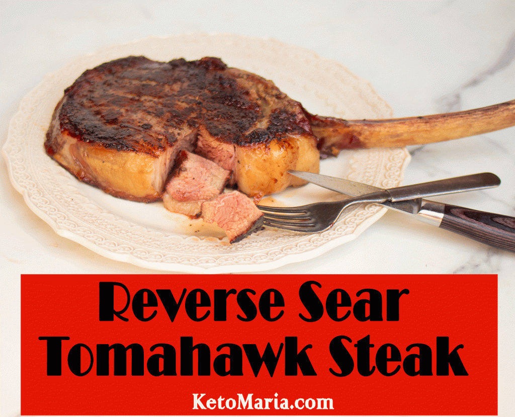Reverse Sear Tomahawk Steak