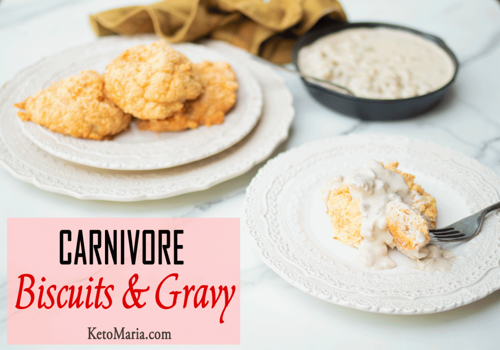 Carnivore Biscuits and Gravy (Higher Protein)