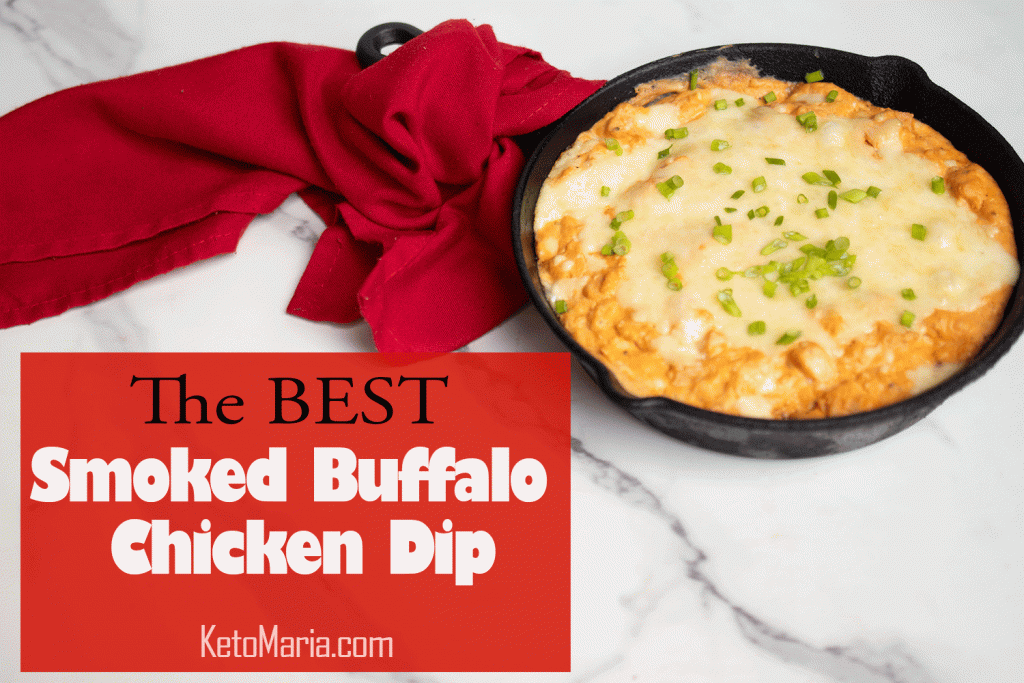 The BEST Smoked Buffalo Chicken Dip
