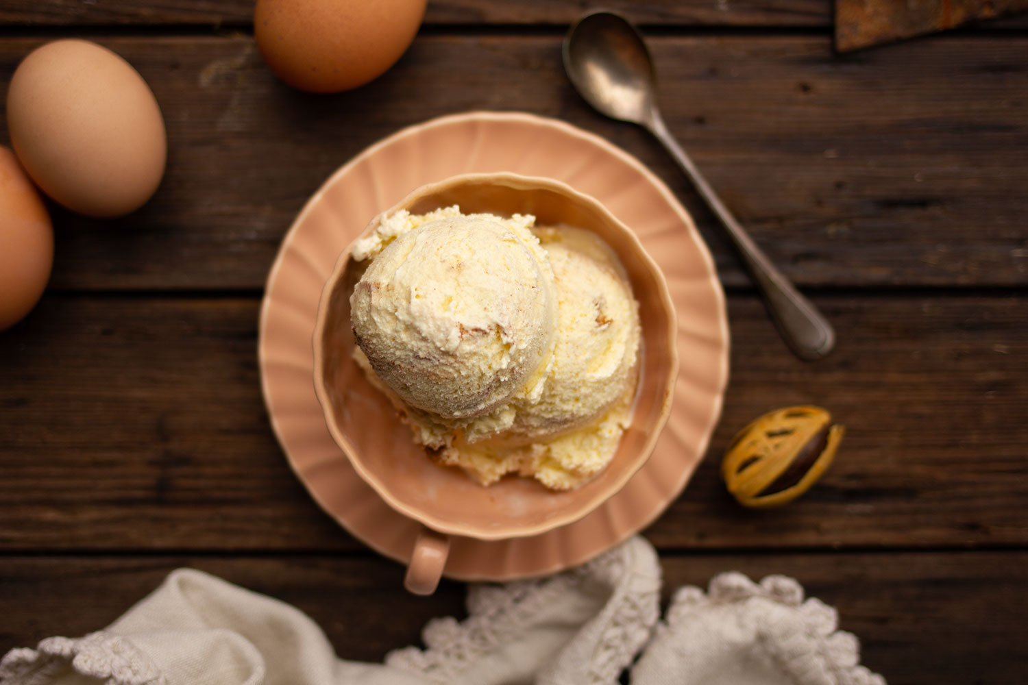 Eggnog & Irish Cream Ice Cream