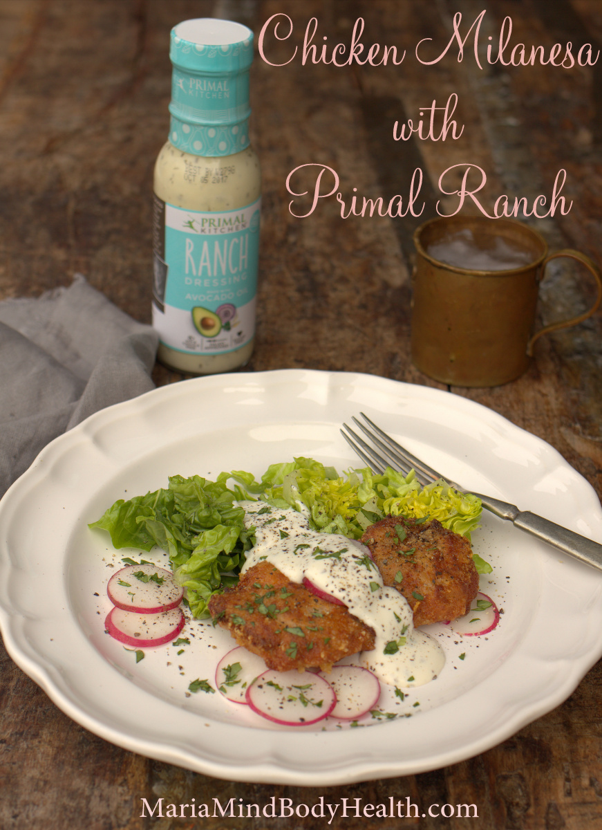 Chicken Milanese with Primal Ranch