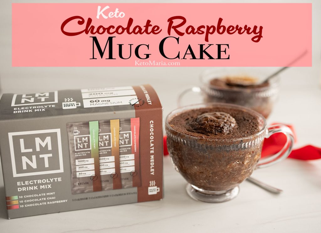 Chocolate Raspberry Mug Cake