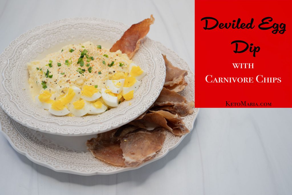 Deviled Egg Dip with Carnivore Chips