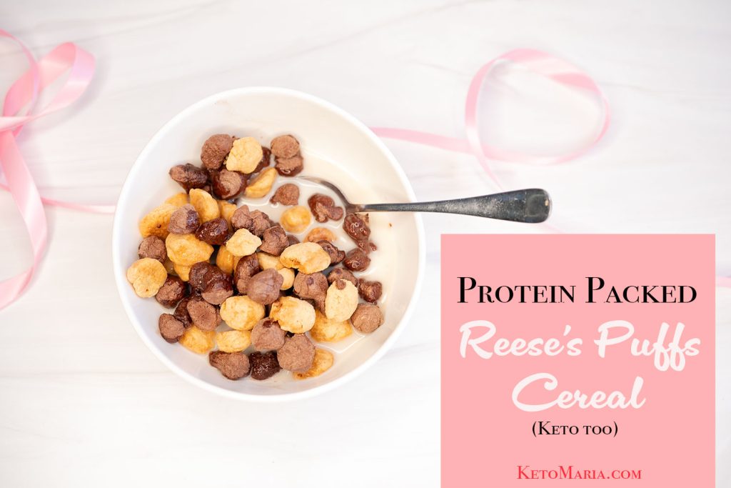 Homemade Protein Reese’s Puffs Cereal