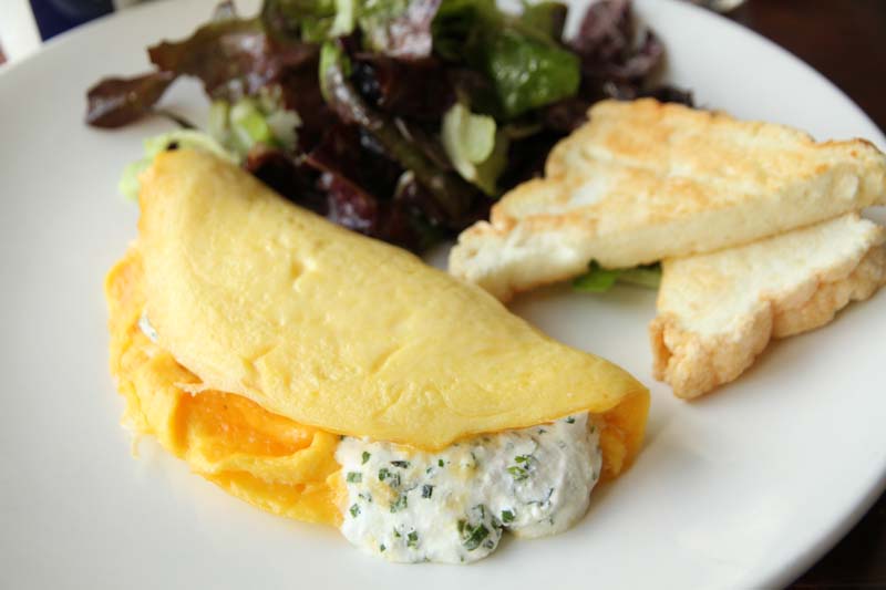 Herb Goat Cheese Omelet