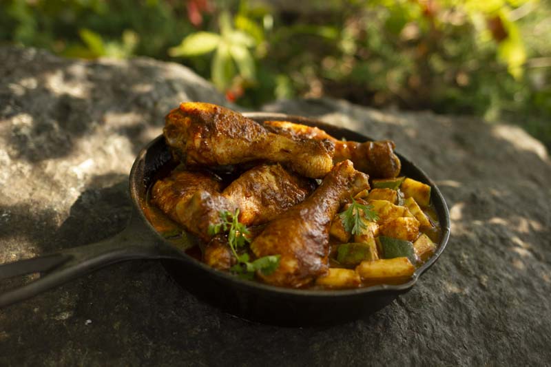 BBQ Chicken and “Faux” Tatoes