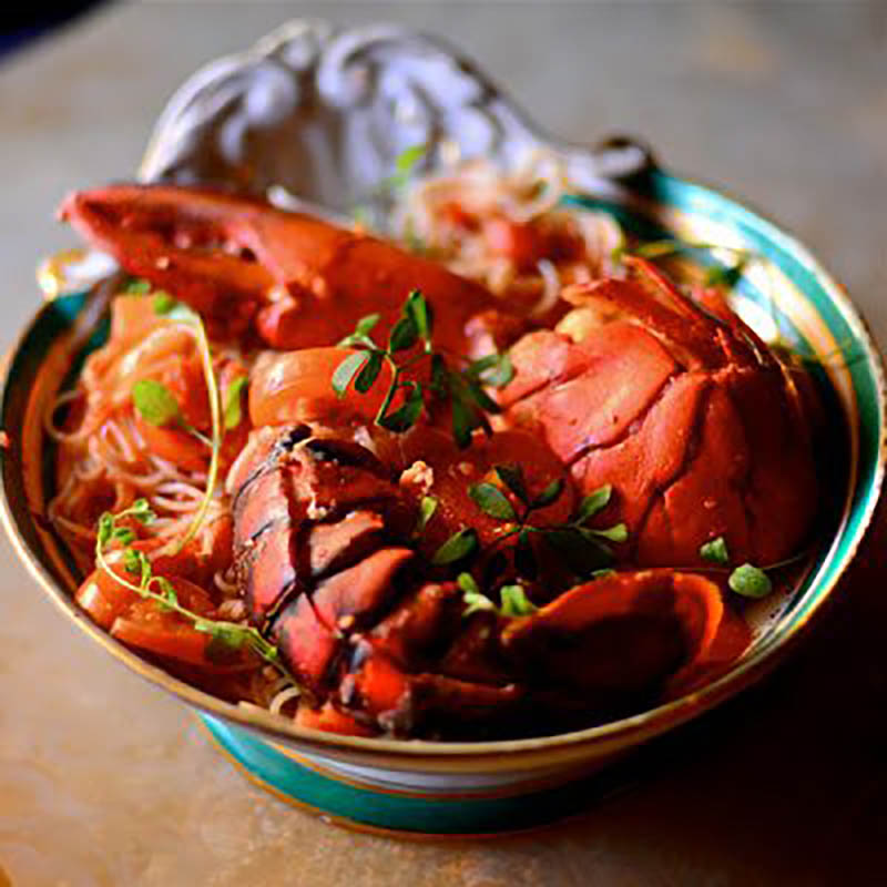 Easy Protein Sparing Lobster Diavolo for 2