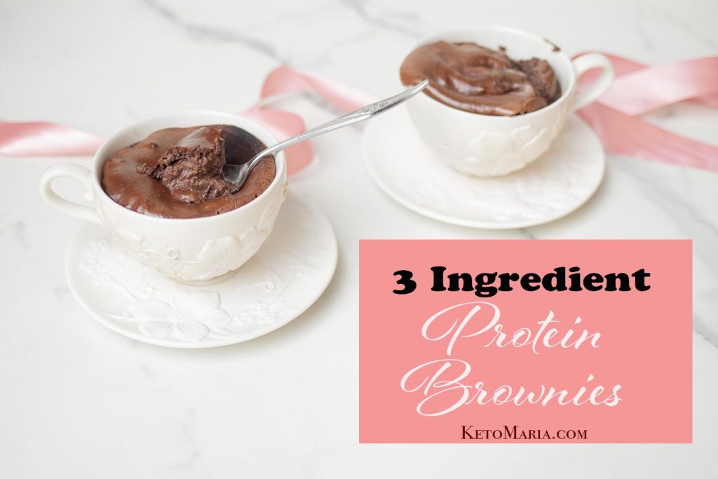 3 Ingredient Protein Brownies