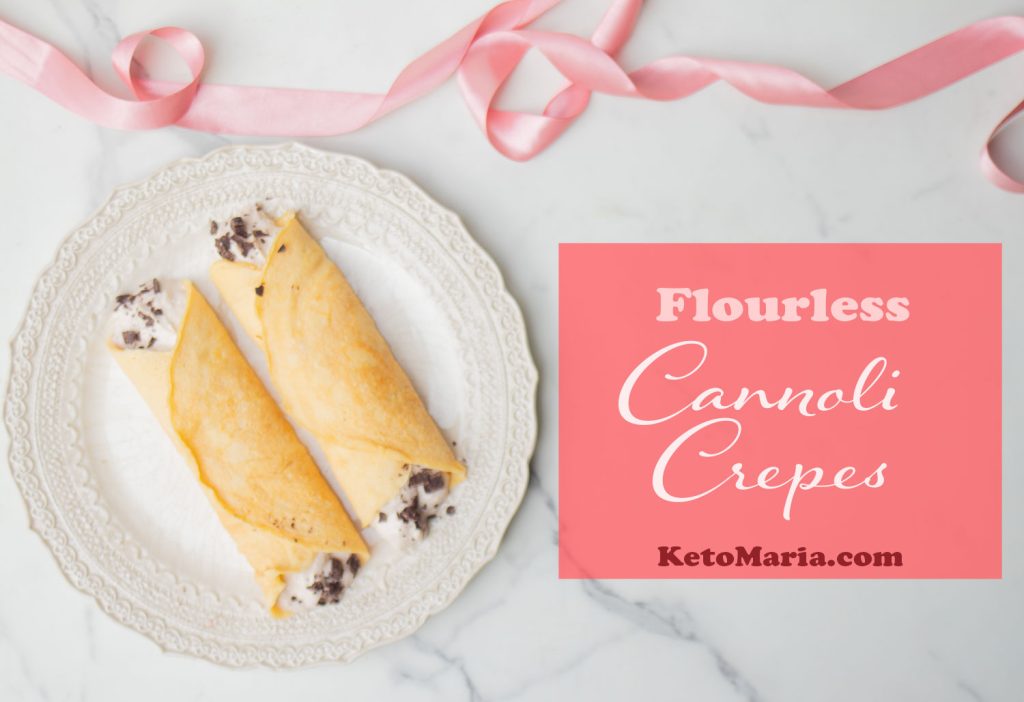 Flourless Cannoli Crepes