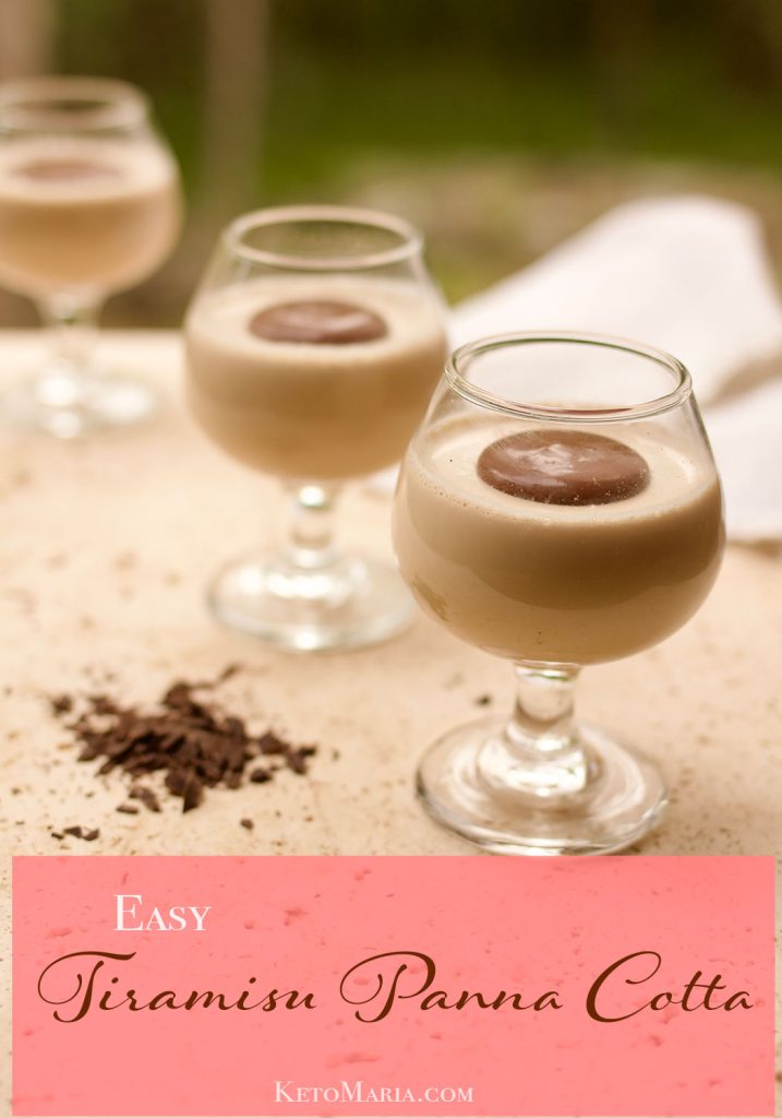 Easy Tiramisu Panna Cotta