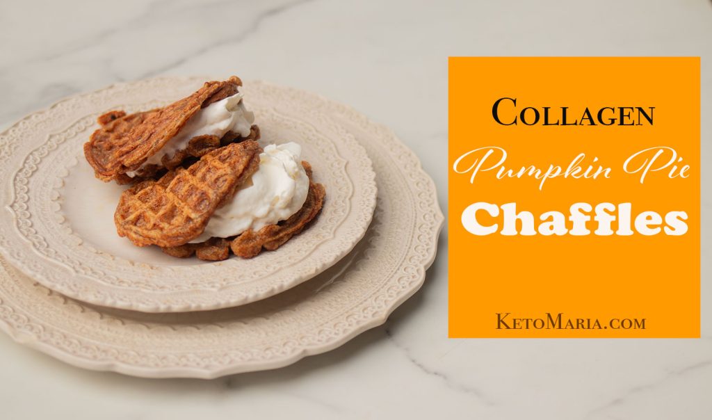 Collagen Pumpkin Pie Chaffles