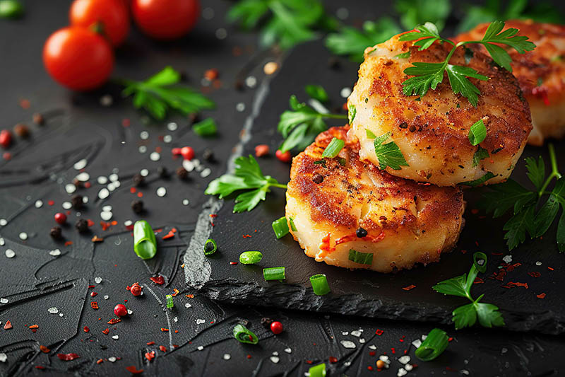 Protein Sparing Air Fryer Crab Cakes