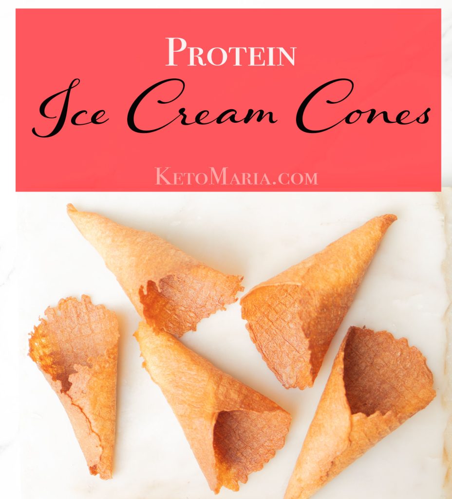 Protein Ice Cream Cones