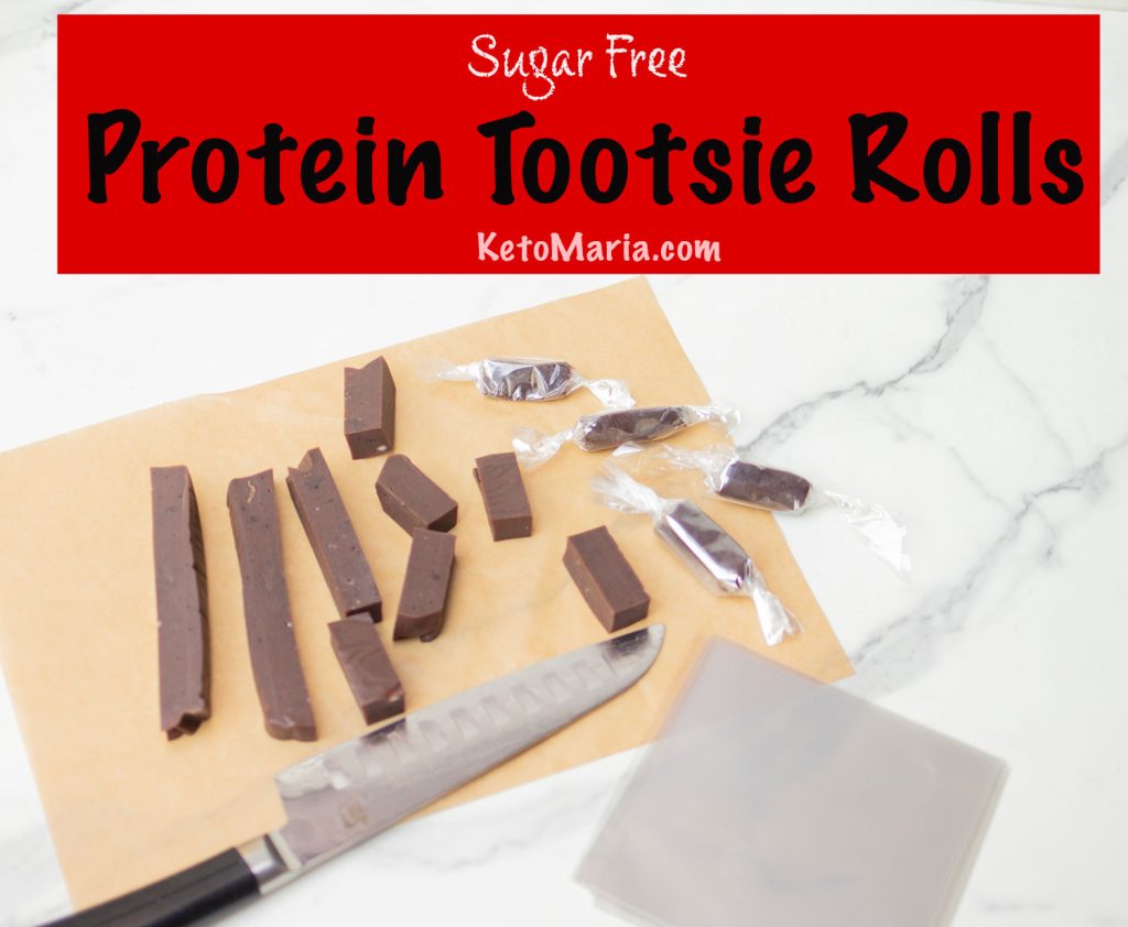 Homemade Sugar Free Protein Tootsie Rolls