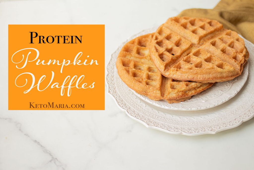 Protein Pumpkin Waffles